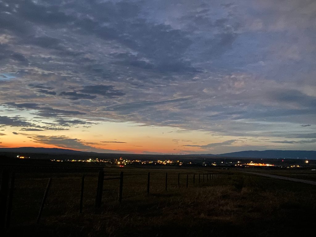 harlowton, montana at night