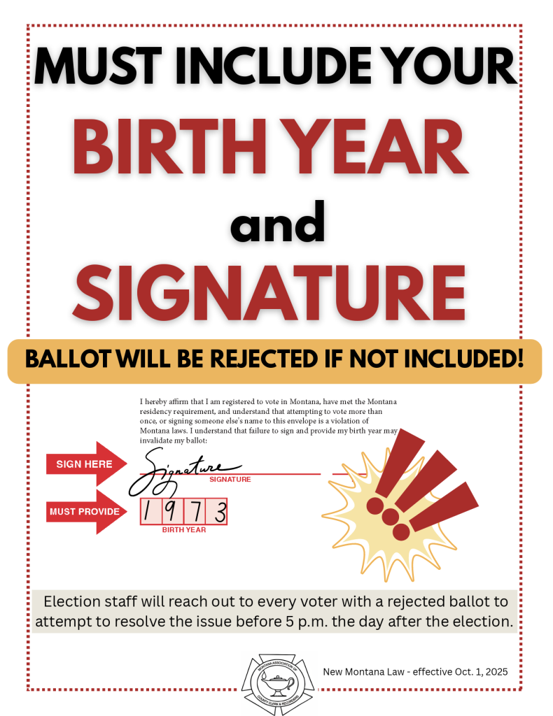ballot envelopes must include your birth year and signature